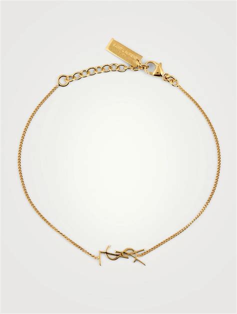 ysl mens bracet|ysl chain bracelets.